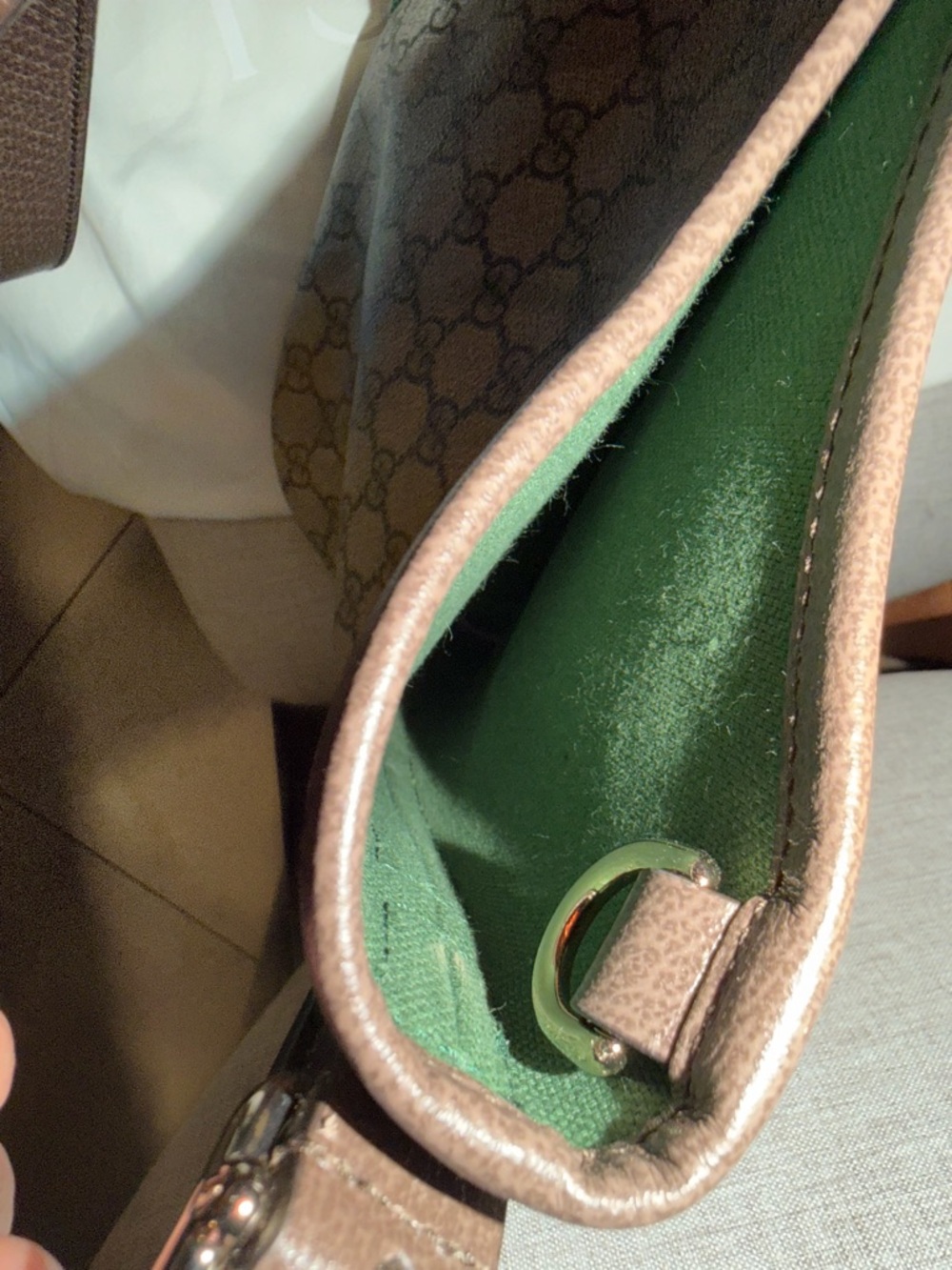 Gucci Ophidia GG emblem w web large bag NEW ❌❌SOLD ❌❌ - Picture 10 of 11
